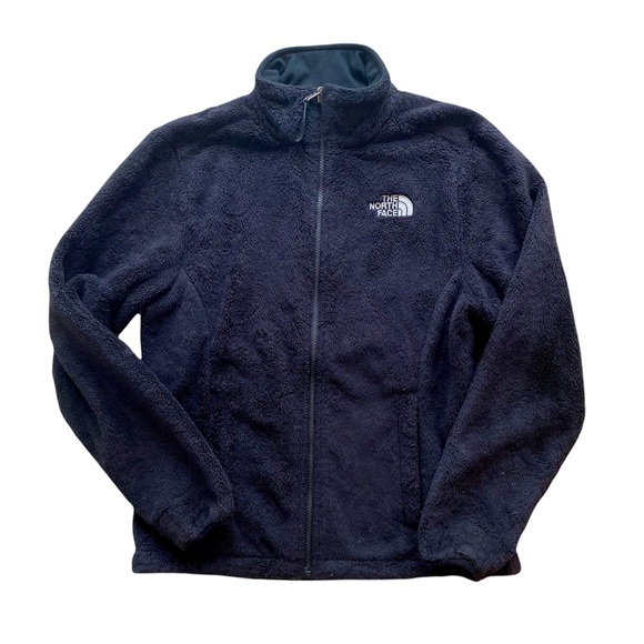 The North Face Womens Black Fuzzy Zip Jacket Size Small - Picture 2 of 9